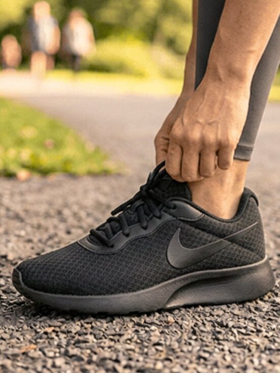 Nike Shoes - Nike Tanjun Black  Lightweight Mesh Athletic Sneakers Size 9 NWOB